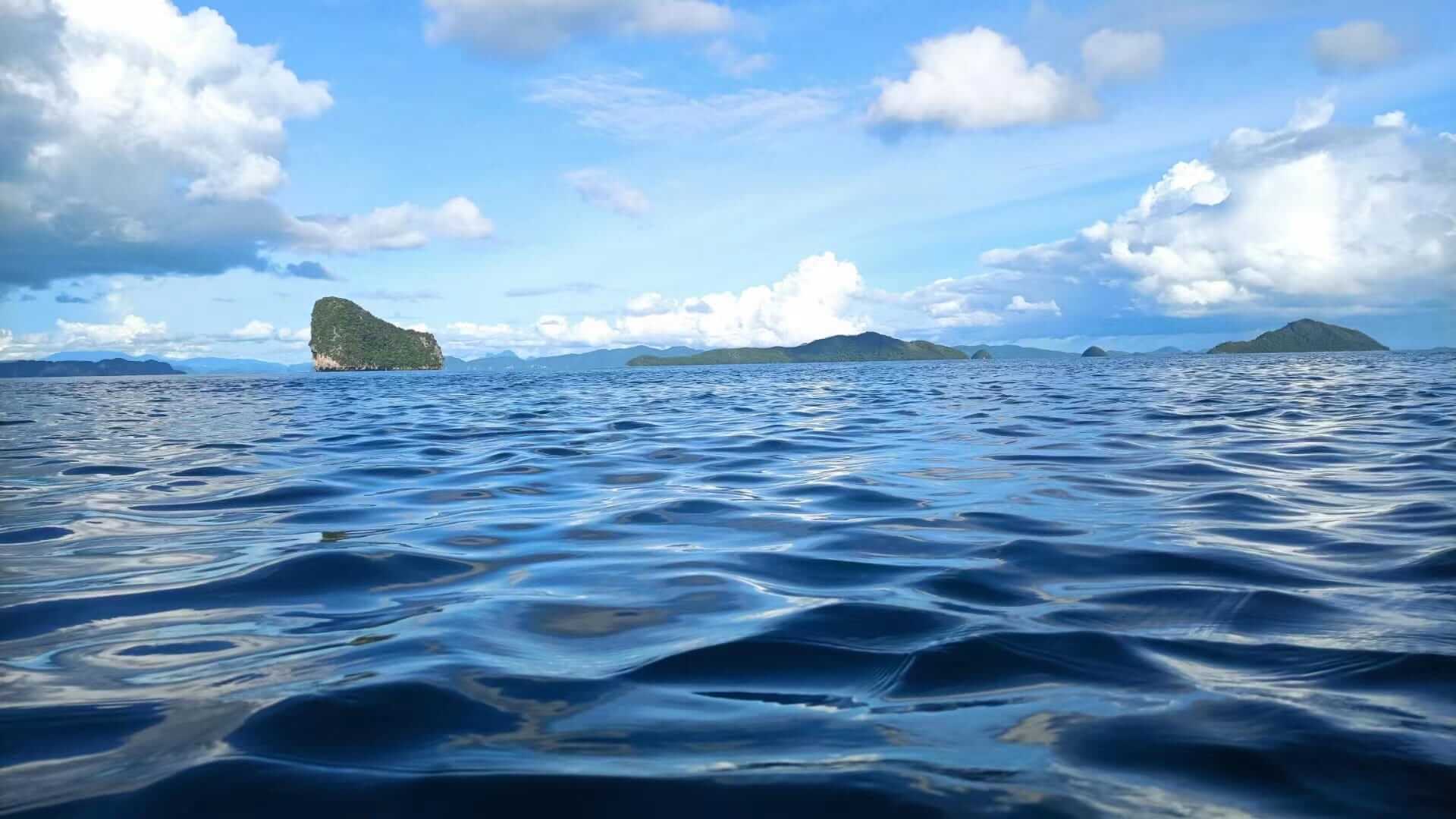 泰国Phanak岛乘船拍摄的风景